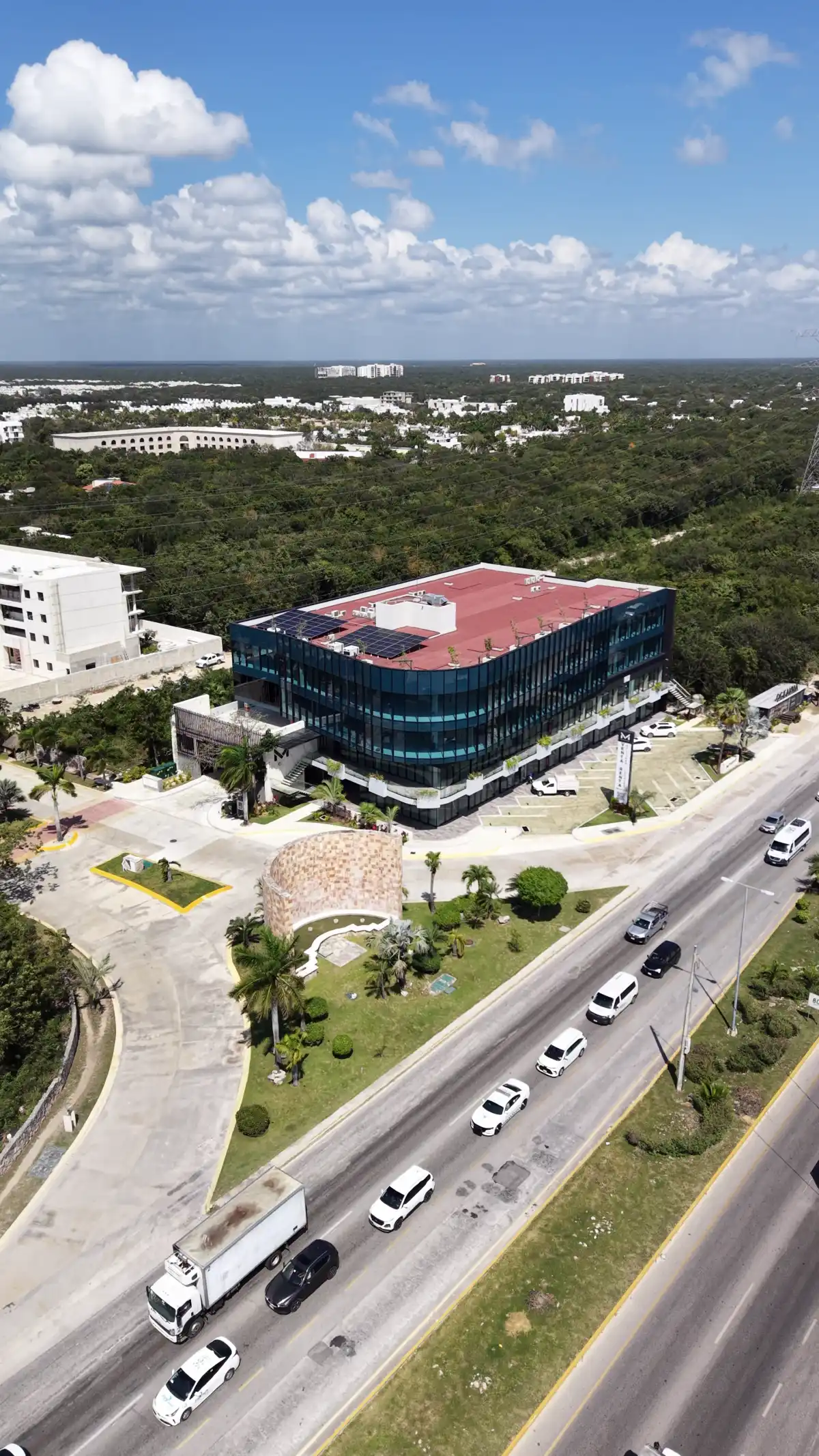 Fachada aérea
